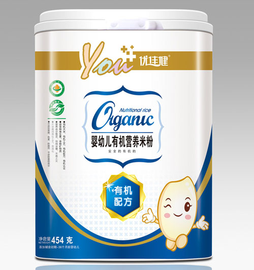 優(yōu)佳健有機配方嬰幼兒有機營養(yǎng)米粉