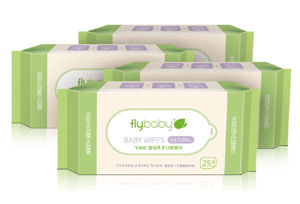 飛樂比嬰幼兒手口柔濕巾(25片×4連包)