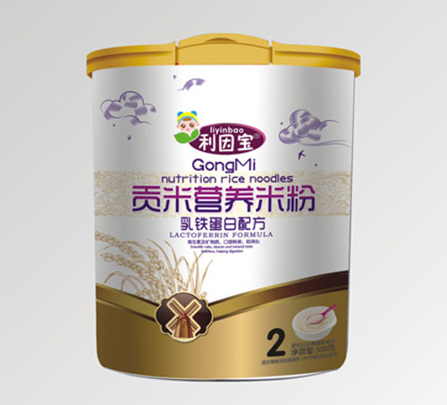 利因寶乳鐵蛋白貢米營養(yǎng)米粉2段聽裝