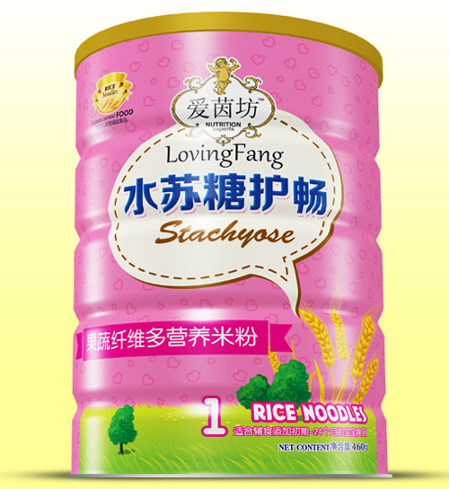 愛茵坊果蔬纖維多水蘇糖護暢米粉鐵聽1段