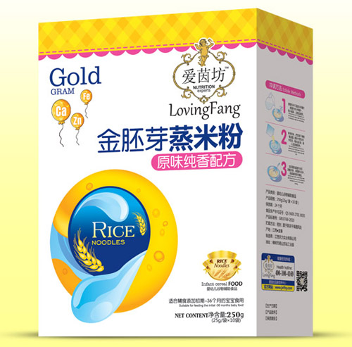 愛(ài)茵坊原味純香金胚芽蒸米粉盒裝