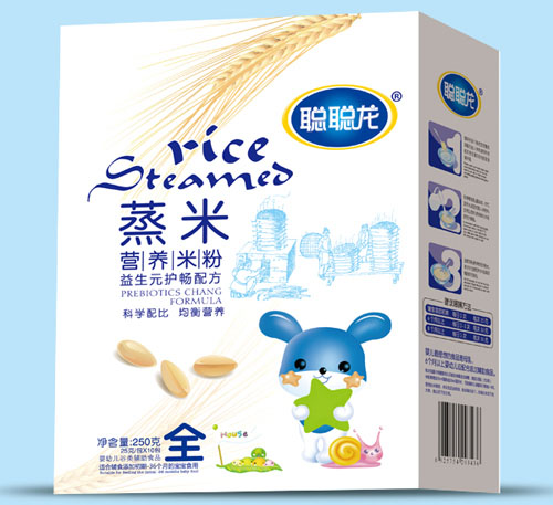 聰聰龍益生元護(hù)暢配方蒸米營(yíng)養(yǎng)米粉全段盒裝