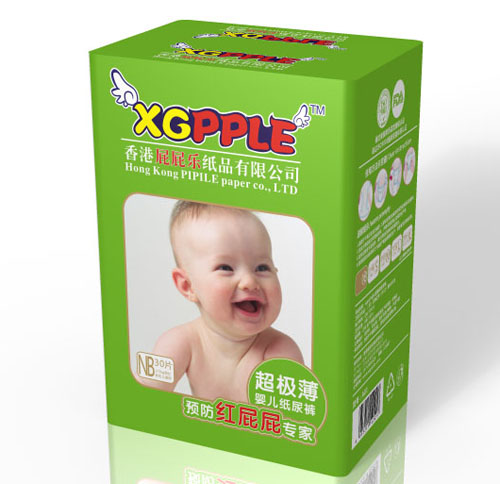 屁屁樂(lè)超極薄紙尿褲NB碼30片