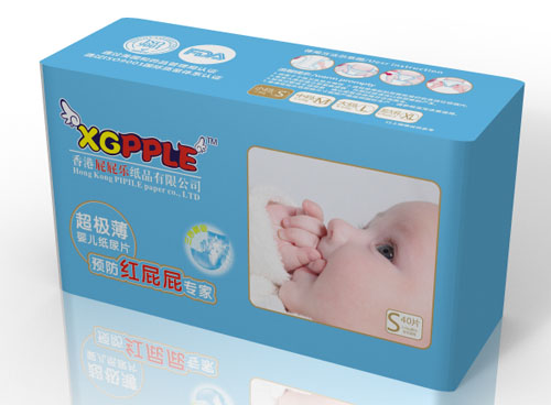 屁屁樂(lè)超級(jí)薄紙尿片S碼40片