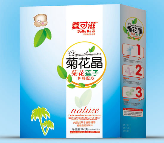 嬰可滋菊花蓮心護(hù)暢菊花晶盒裝