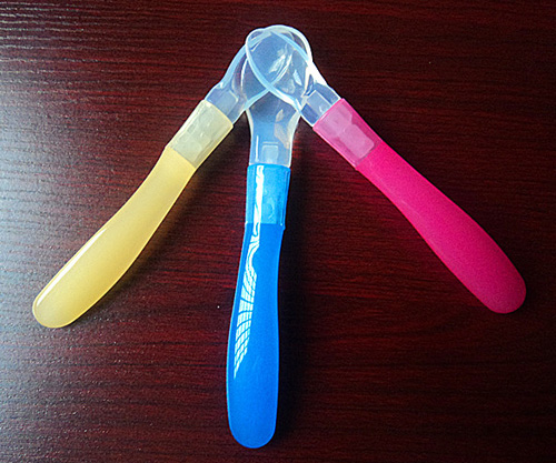 彩虹屋硅膠嬰兒勺