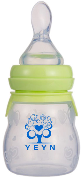 優(yōu)兒優(yōu)女180ml寬口有柄自動(dòng)硅膠米糊