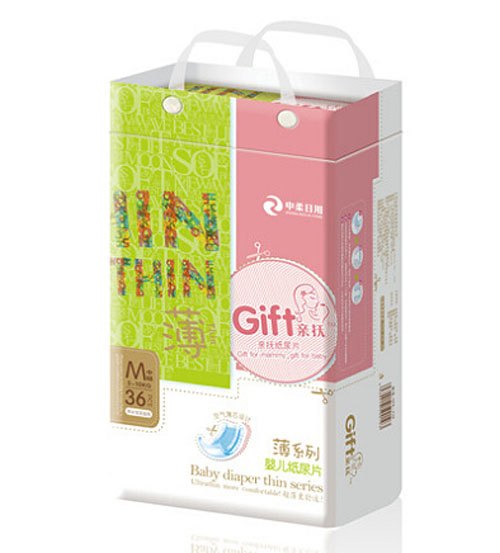 親撫薄系列嬰兒紙尿片M碼36片小包