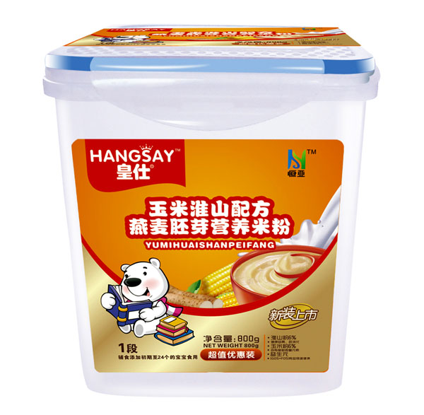 皇仕玉米淮山配方燕麥胚芽營養(yǎng)米粉