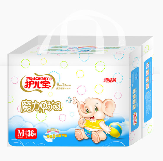 護(hù)兒寶魔力暢吸嬰兒芯體紙尿褲M碼中包