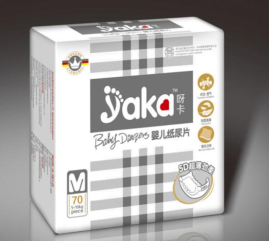 呀卡嬰兒紙尿片M碼70片