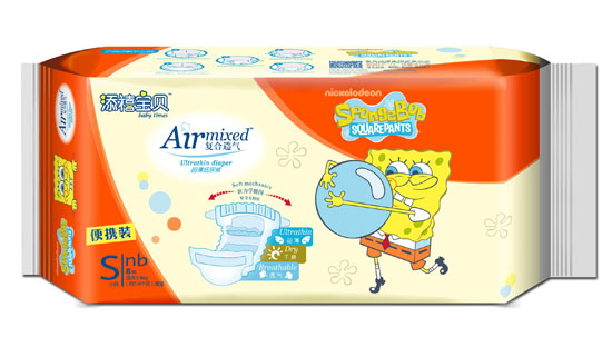 添禧寶貝復(fù)合透氣超薄紙尿褲S碼便攜裝