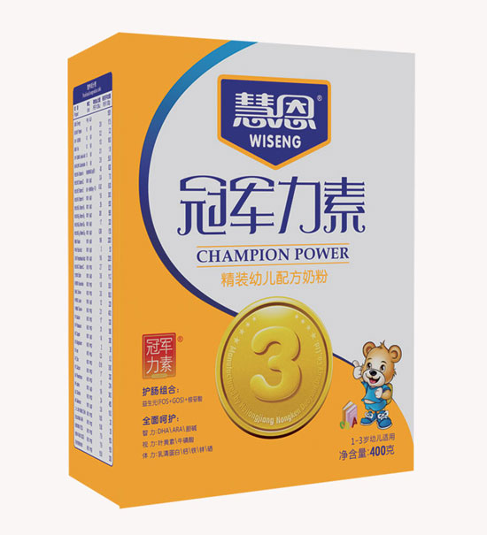 冠軍力素精裝幼兒配方奶粉3(盒裝)
