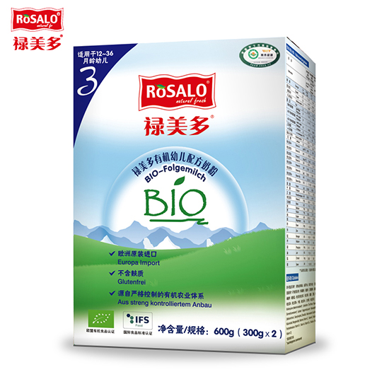 祿美多有機(jī)嬰幼兒配方奶粉3段