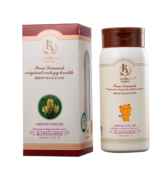 卡拉貝熊100g嬰兒原生松花尿疹粉