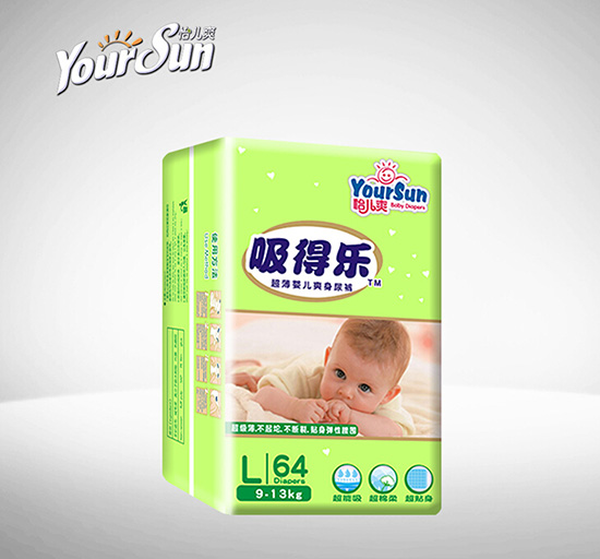 怡兒爽吸得樂嬰兒紙尿褲L64片