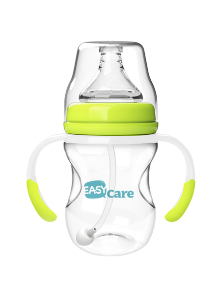 伊斯卡爾160mlPP自動寬口徑奶瓶(綠)