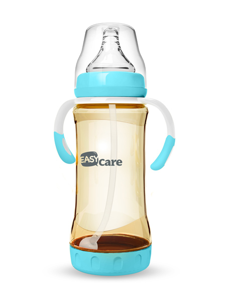 伊斯卡爾330mlPPSU防脹氣自動(dòng)奶瓶(藍(lán))