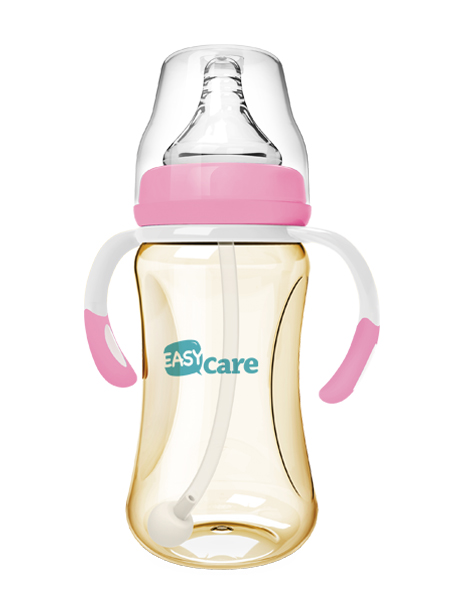 伊斯卡爾240mlPPSU自動(dòng)寬口徑奶瓶(紅)