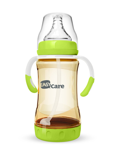 伊斯卡爾240mlPPSU防脹氣自動(dòng)奶瓶(綠)