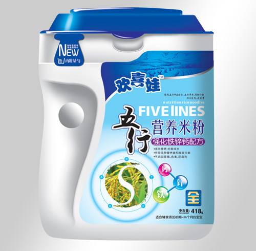 歡喜娃強(qiáng)化鐵鋅鈣配方五行營養(yǎng)米粉