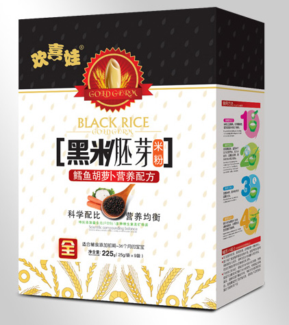 歡喜娃鱈魚胡蘿卜配方黑米胚芽米粉