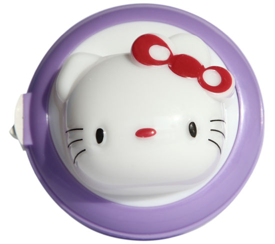 樂琪歡樂貓夜燈紫色