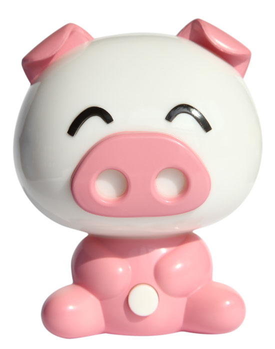 樂琪皮杰豬光控驅(qū)蚊夜燈粉色