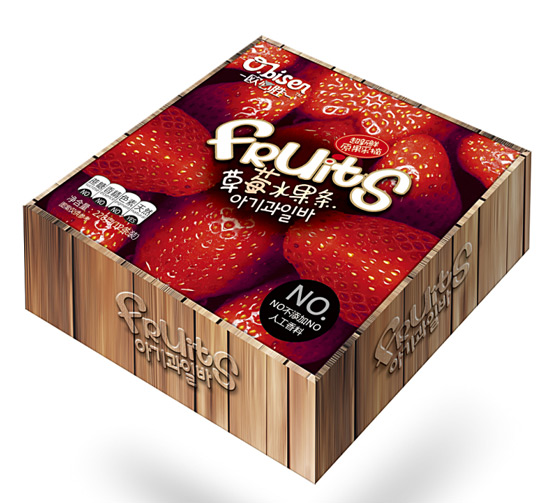 歐必勝草莓水果條