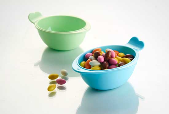 樂(lè)米樂(lè)海洋之星兒童輔食碗雙色