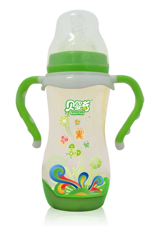 貝嬰奇PPSU雙柄自動(dòng)奶瓶