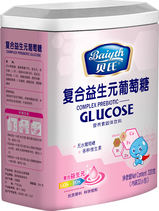 貝氏復(fù)合益生元葡萄糖320克