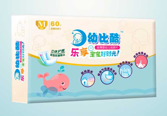 幼比酷紙尿片大包M-60片