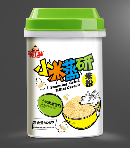 福萊娃乳清蛋白配方小米蒸研米粉