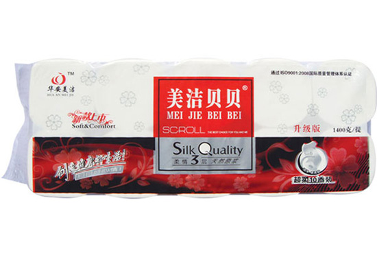 美潔貝貝紅超柔無芯10卷1400g