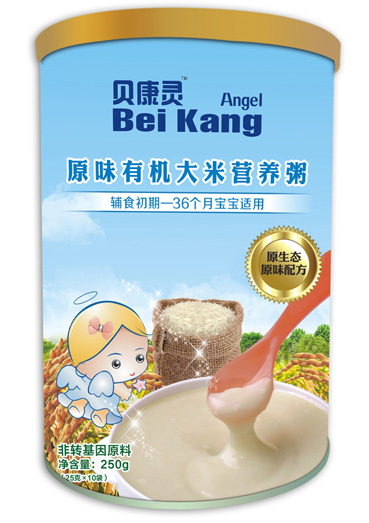 貝康靈原味有機(jī)大米營(yíng)養(yǎng)粥(聽裝)