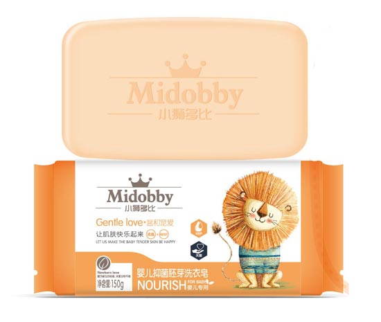 小獅多比嬰兒抑菌胚芽洗衣皂150g