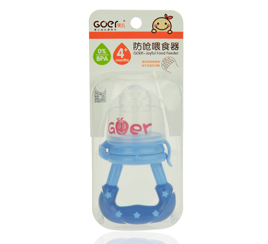 果兒防嗆喂食器藍(lán)色