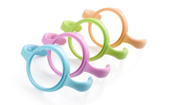 比酷熊寬口奶瓶手柄