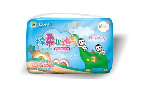 名人小博士棉柔超透氣紙尿褲(小)M36片