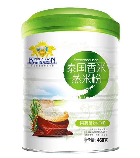 金盾愛嬰果蔬繽紛護(hù)暢泰國(guó)香米蒸米粉