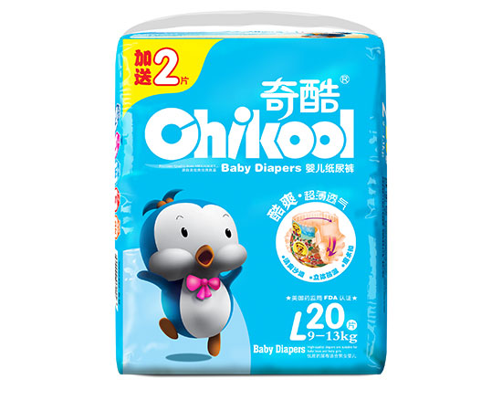奇酷藍品鵝紙尿褲L20片