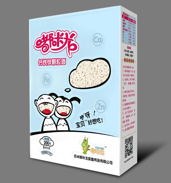 嘟咔龍鈣鐵鋅顆粒面