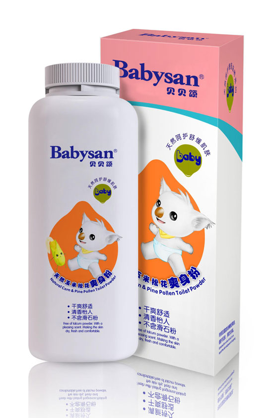 貝貝頌天然玉米松花爽身粉
