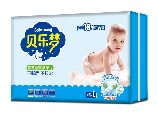 貝樂夢超薄柔爽紙尿片L碼