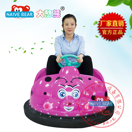 大憨熊大甲蟲碰碰車(玫紅)