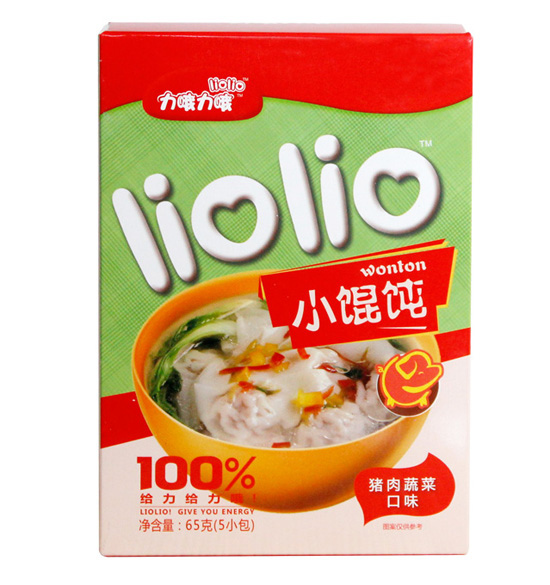 力哦力哦小餛飩豬肉蔬菜口味