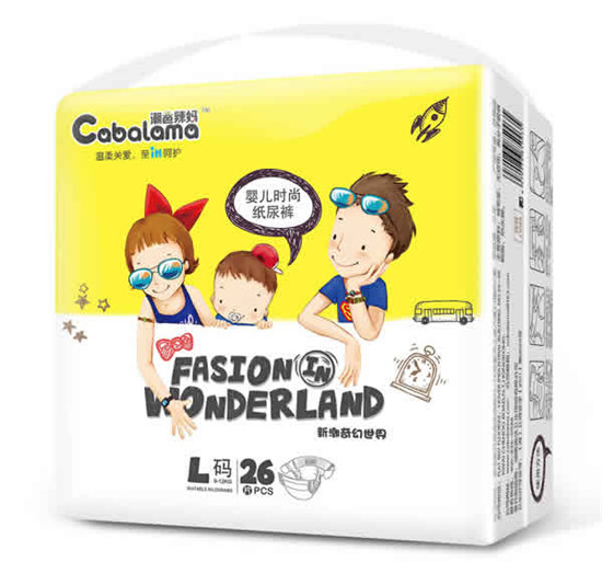 潮爸辣媽超柔貼身紙尿褲L26