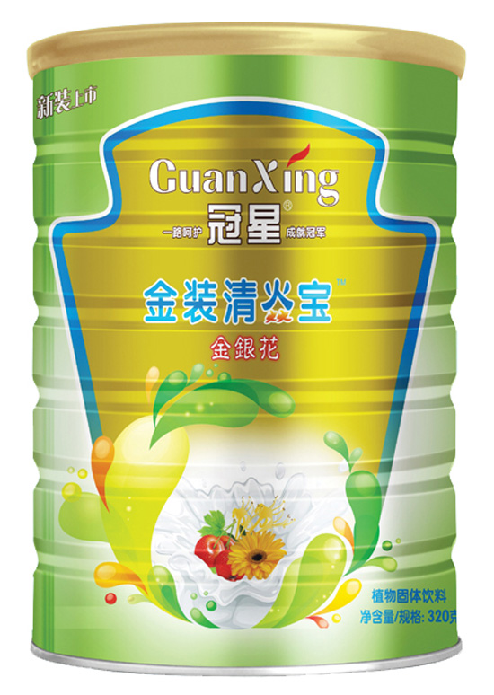 冠星金銀花清焱寶320克聽(tīng)裝