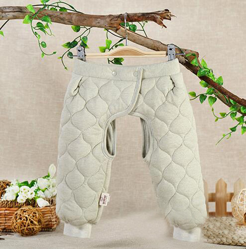 蓓琪兔嬰兒服飾2015秋冬新品絎棉系列新生兒開(kāi)襠褲0